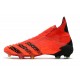 Botas de Fútbol adidas Predator Freak FG Rojo Negro Rojo Solar