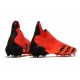 Botas de Fútbol adidas Predator Freak FG Rojo Negro Rojo Solar