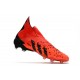 Botas de Fútbol adidas Predator Freak FG Rojo Negro Rojo Solar