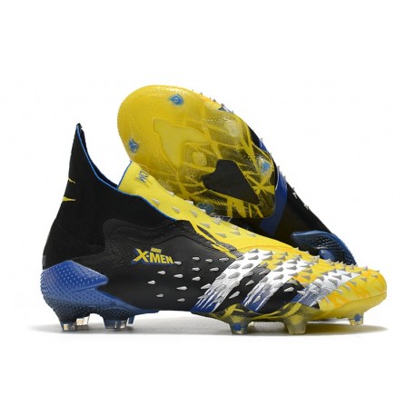 adidas Predator Freak FG X-Men Wolverine Amarillo Fluor Plateado Negro