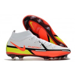 Bota Nike Phantom GT II Elite DF FG Blanco Carmesí Volt