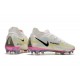 Bota Nike Phantom GT II Elite DF FG Blanco Negro Carmesí Rosa