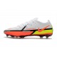 Bota Nike Phantom GT2 Elite FG Motivation Pack - Blanco Carmesí Volt