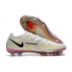 Nike Phantom GT2 Elite FG Rawdacious Blanco Negro Carmesí Rosa