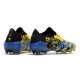 Bota adidas Predator Freak.1 Low FG X-Men Wolverine - Amarillo Fluor Plateado Metálico Negro