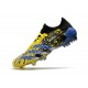 Bota adidas Predator Freak.1 Low FG X-Men Wolverine - Amarillo Fluor Plateado Metálico Negro