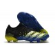 Bota adidas Predator Freak.1 Low FG Azul Negro Blanco Amarillo Solar