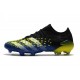 Bota adidas Predator Freak.1 Low FG Azul Negro Blanco Amarillo Solar