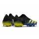 Bota adidas Predator Freak.1 Low FG Azul Negro Blanco Amarillo Solar