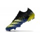 Bota adidas Predator Freak.1 Low FG Azul Negro Blanco Amarillo Solar