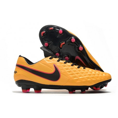 Zapatillas Nike Tiempo Legend VIII Elite FG - Naranja Negro