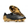 Bota de Fútbol adidas Copa Sense+ FG Negro Blanco Dorado Metallic