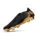 Bota de Fútbol adidas Copa Sense+ FG Negro Blanco Dorado Metallic