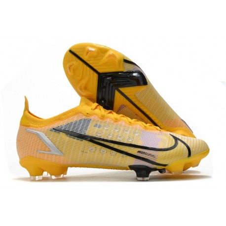 Nike Mercurial Vapor 14 Elite FG Amarillo Negro