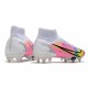 Nike Mercurial Superfly 8 Elite SG PRO AC Blanco Platino Rosa
