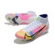 Nike Mercurial Superfly 8 Elite SG PRO AC Blanco Platino Rosa