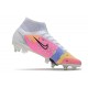 Nike Mercurial Superfly 8 Elite SG PRO AC Blanco Platino Rosa