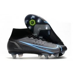 Nike Mercurial Superfly 8 Elite SG PRO AC Negro Gris Hierro