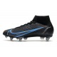 Nike Mercurial Superfly 8 Elite SG PRO AC Negro Gris Hierro