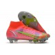 Nike Mercurial Superfly 8 Elite SG PRO AC Carmesi Plateado Metalizado