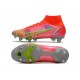 Nike Mercurial Superfly 8 Elite SG PRO AC Carmesi Plateado Metalizado