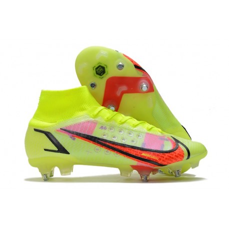 Nike Mercurial Superfly 8 Elite SG PRO AC Volt Carmesí Negro