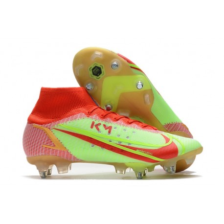 Nike Mercurial Superfly 8 Elite SG PRO AC Verde Rojo