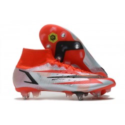 Nike Mercurial Superfly 8 Elite SG PRO AC Chile Rojo Negro Blanco Naranja