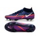 Bota Nike Phantom GT II Elite DF FG Azul Marino Blanco Morado