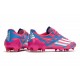 Adidas F50 Ghosted Adizero HT FG Rosa Azul Blanco