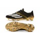 Adidas F50 Ghosted Adizero HT FG Negro Blanco Oro