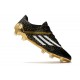 Adidas F50 Ghosted Adizero HT FG Negro Blanco Oro