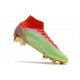 Nike Bota Mercurial Superfly 8 Elite FG Verde Rojo Oro