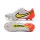 Nike Botas Hombre Tiempo Legend 9 Elite FG Blanco Volt Carmesí