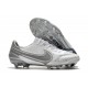 Nike Botas Hombre Tiempo Legend 9 Elite FG Blanco Gris