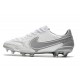 Nike Botas Hombre Tiempo Legend 9 Elite FG Blanco Gris