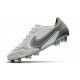 Nike Botas Hombre Tiempo Legend 9 Elite FG Blanco Gris