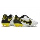 Nike Tiempo Legend 9 Elite FG Blanco Gris Humo Oscuro Negro Amarillo