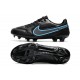 Nike Botas Hombre Tiempo Legend 9 Elite FG Negro Gris Hierro