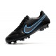 Nike Botas Hombre Tiempo Legend 9 Elite FG Negro Gris Hierro