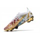 Nike Mercurial Vapor 14 Elite FG Blanco Oro Azul Rojo