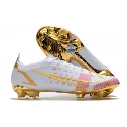 Nike Mercurial Vapor 14 Elite FG Blanco Oro Rosa