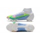 Nike Bota Mercurial Superfly 8 Elite FG Blanco Azul