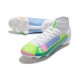 Nike Bota Mercurial Superfly 8 Elite FG Blanco Azul