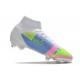 Nike Bota Mercurial Superfly 8 Elite FG Blanco Azul