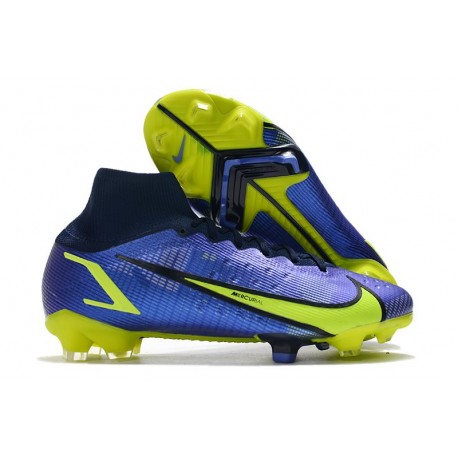 Nike Bota Mercurial Superfly 8 Elite FG Zafiro Volt Azul Vacío