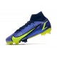 Nike Bota Mercurial Superfly 8 Elite FG Zafiro Volt Azul Vacío