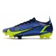 Nike Mercurial Vapor 14 Elite FG Zafiro Volt Azul Vacío