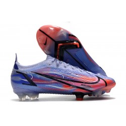 Nike Mercurial Vapor 14 Elite FG Mbappe Lila Claro Plateado Metalizado