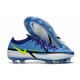 Bota Nike Phantom GT2 Elite FG Azul Gris Amarillo